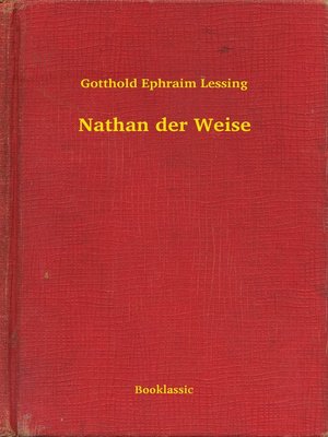 cover image of Nathan der Weise